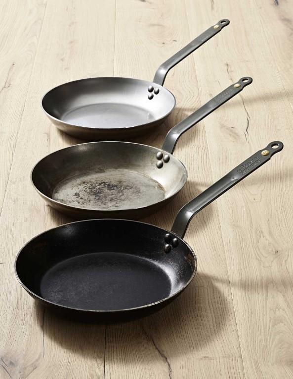Carbonstahlpfanne / 32cm / 3mm / IND
