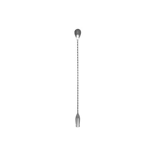 Barlöffel Dreizack / 40cm