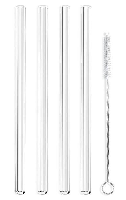 Glasstrohhalme / 20cm / 4Stk.