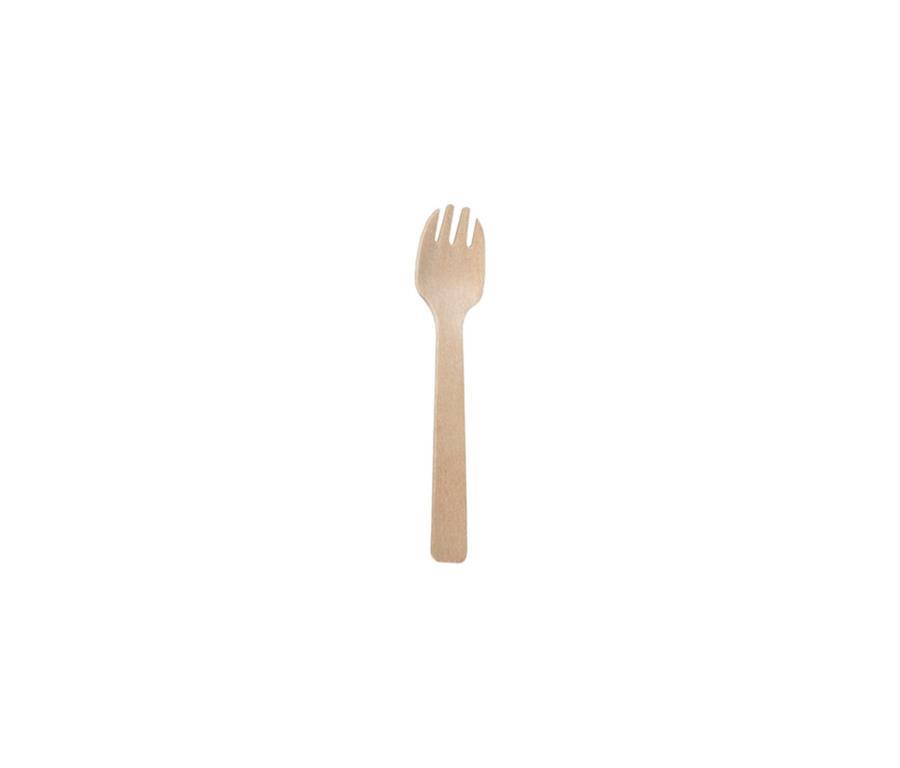 Holzbesteck / Dessertgabeln /10cm/ 100St